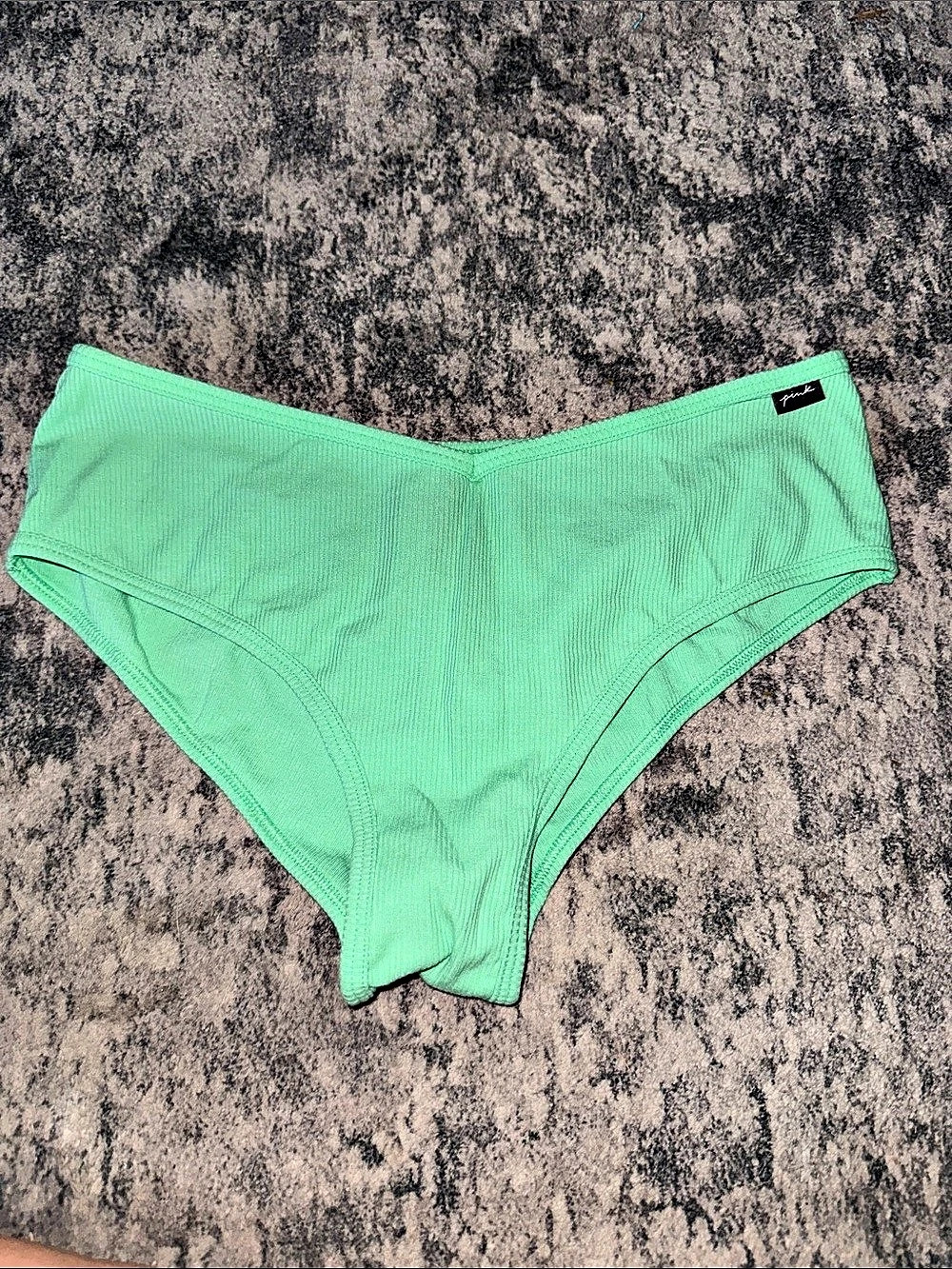 Victoria's Secret PINK Wink Cheeky Panty Green Size Large